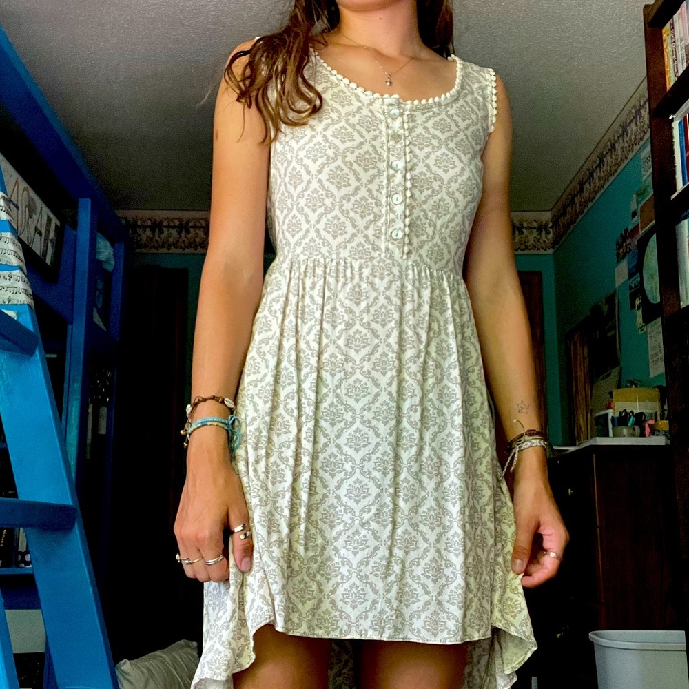Boho asymmetrical maxi dress